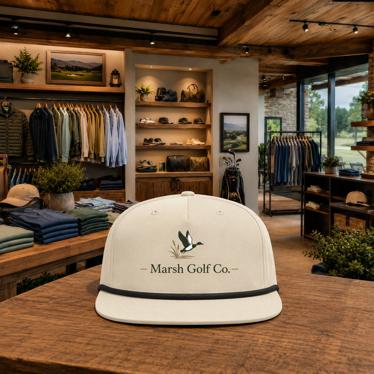 Marsh golf rope logo
